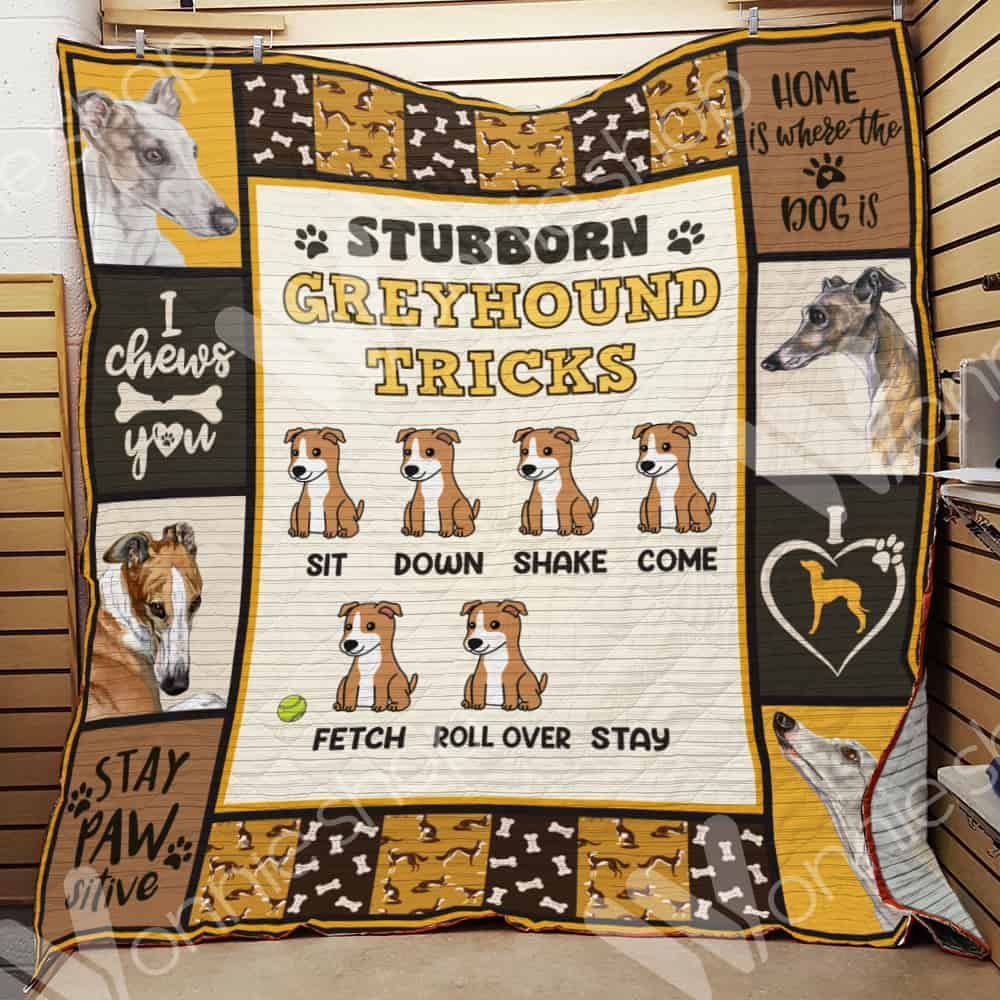 Greyhound Dog I Chews You GS-CL-LD0701 Quilt Blanket