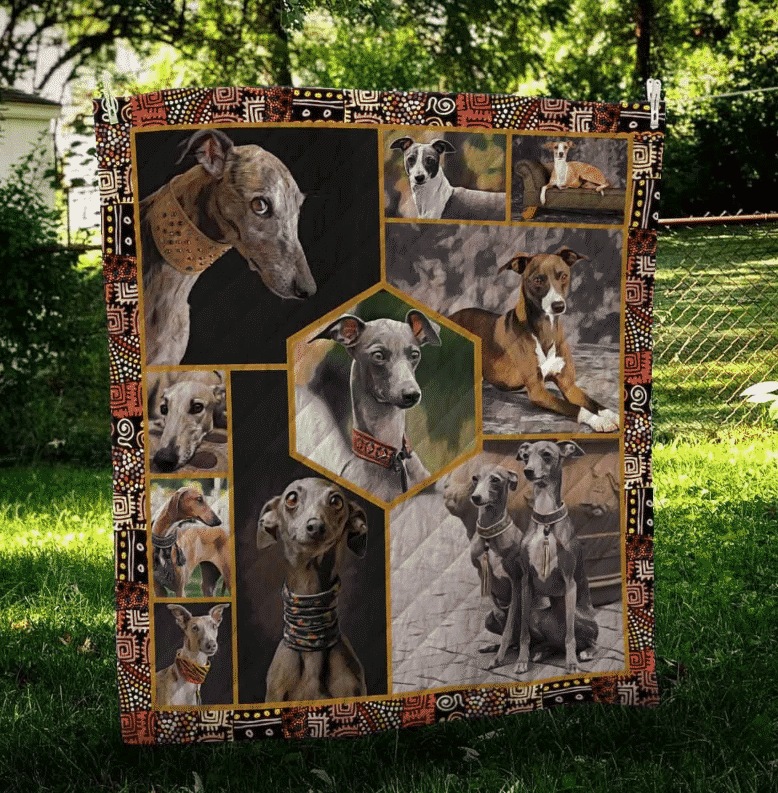 Greyhound Let Me Share Quilt Blanket DHC31121822TD
