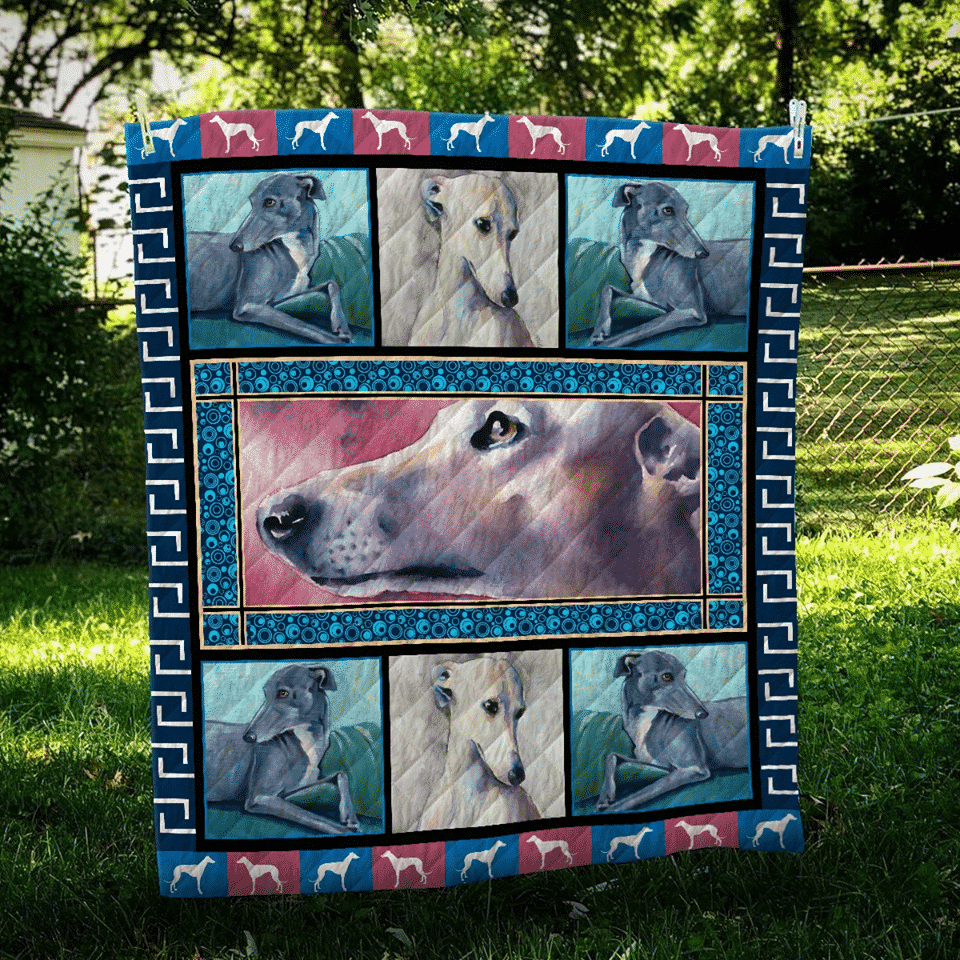 Greyhound Long Mouth Greyhound Quilt Blanket Dhc04011563Dd