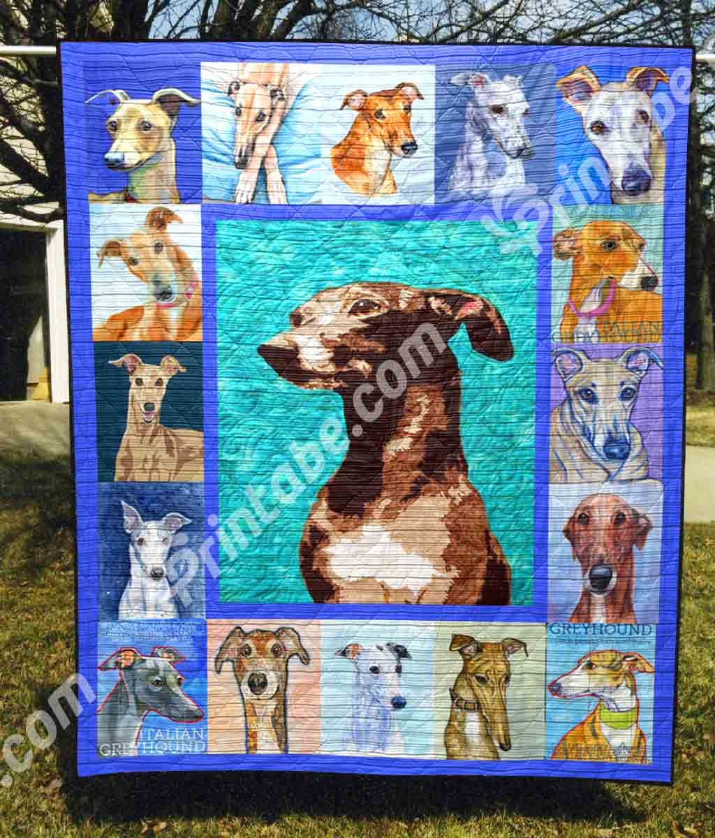 Greyhound Quilt Blanket DHC13124032VT