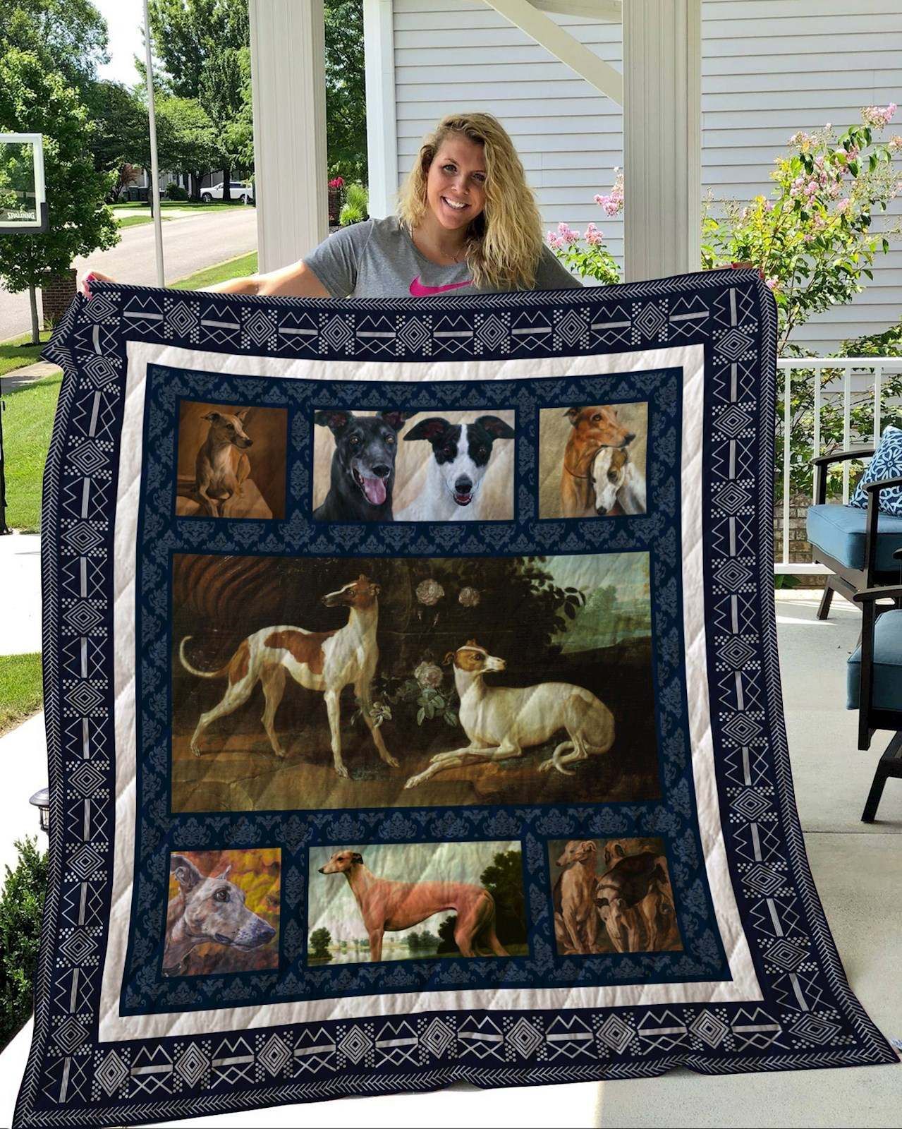 Greyhound Quilt Blanket DHC2911287VT