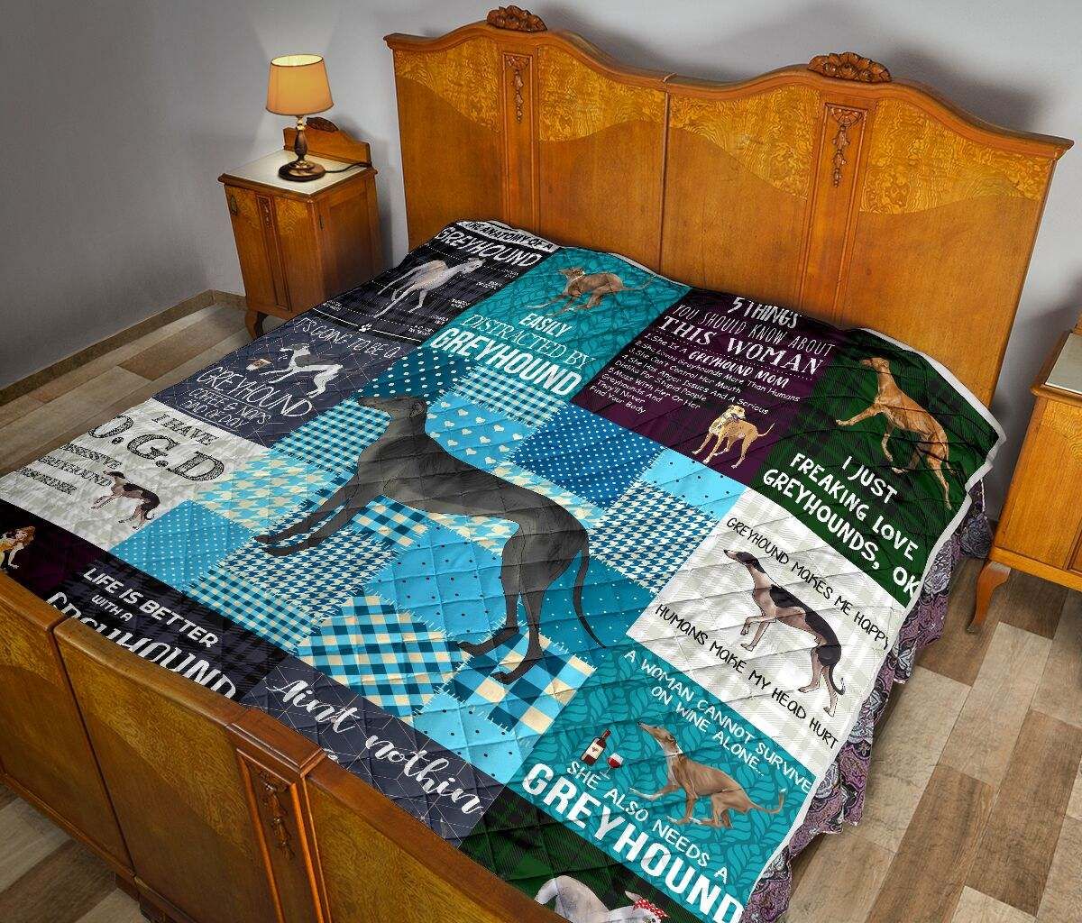 Greyhound Quilt DHC281111299DD