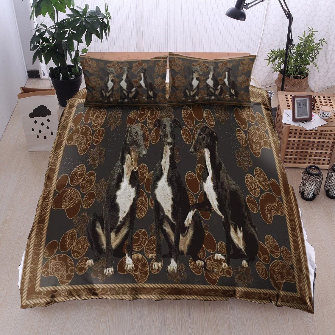 Greyhound Bedding Set