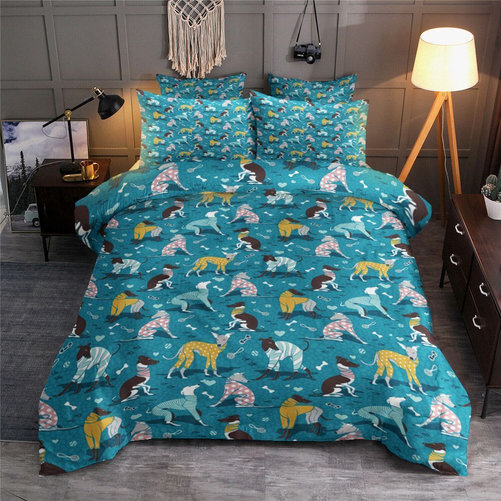 Greyhounds Dog Walk Bedding Set
