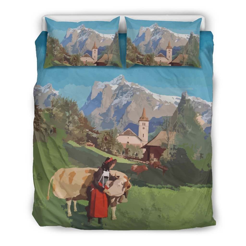 Grindelwald Switzerland Bedding Set