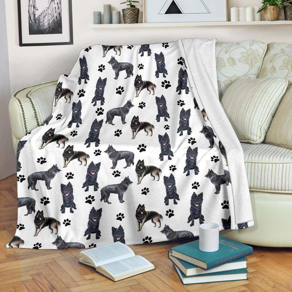 Groenendael Paw Blanket