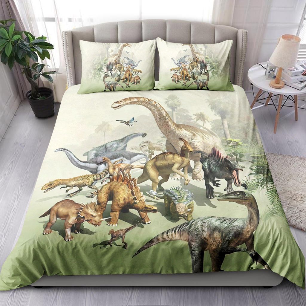 Group Of Dinosaurs Bedding Set