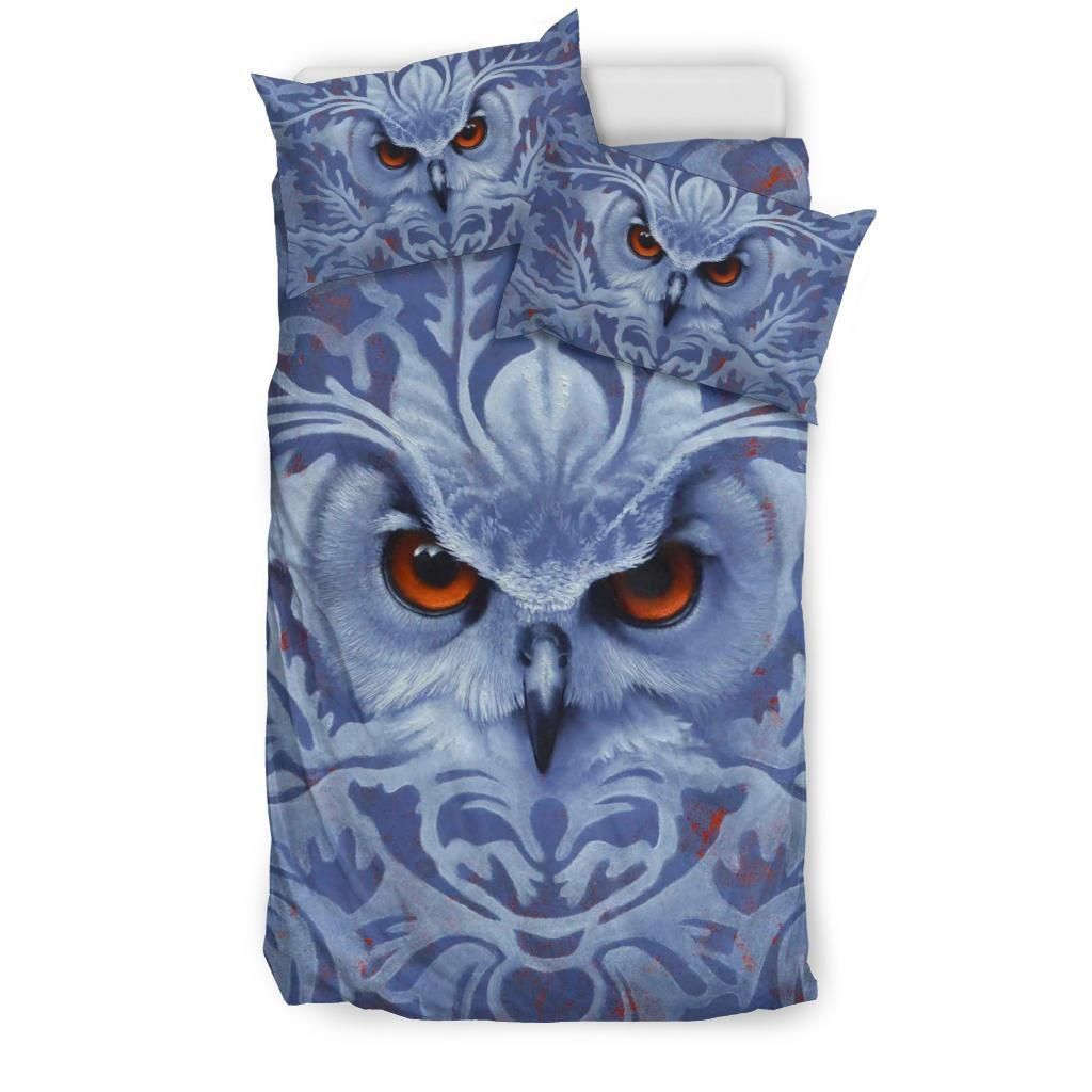 Grumpy Owl Bohemian Style Bedding Set