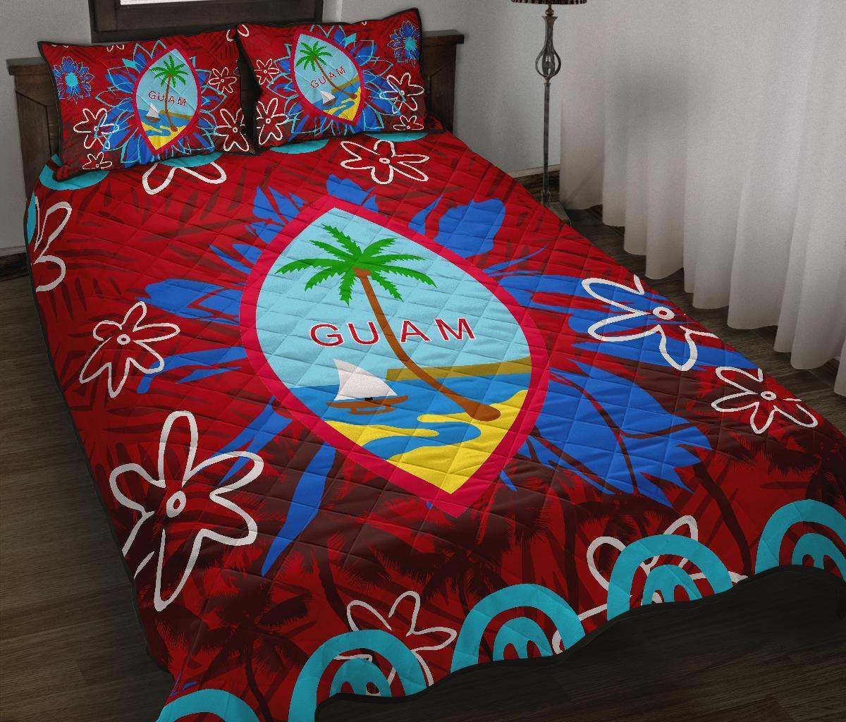 Guam Coat Of Arms Polynesian Bedding Set