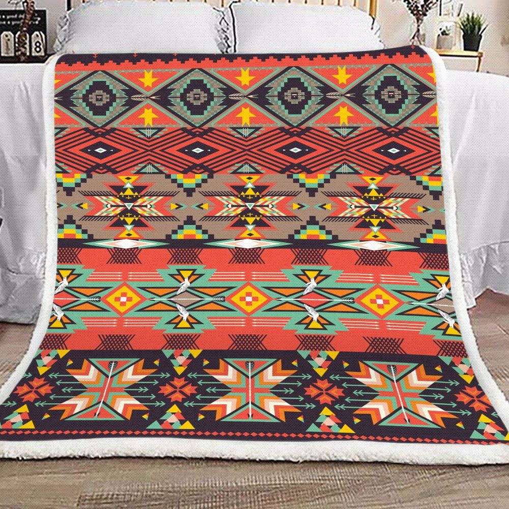 Guarda Azteca Pattern Fleece Blanket