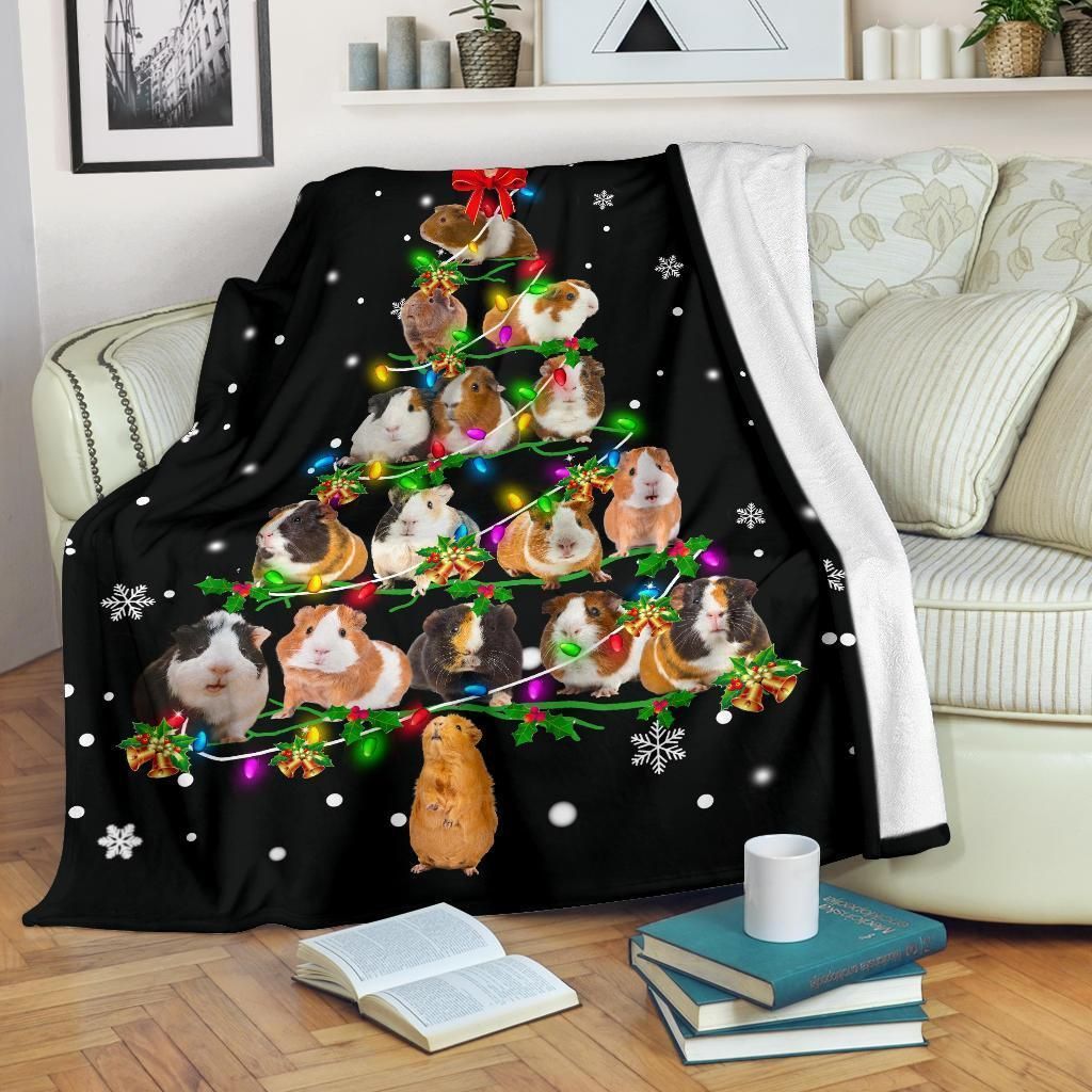 Guinea Pig B Sherpa Fleece Blanket