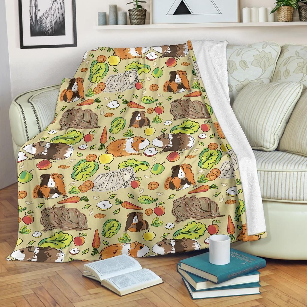 Guinea Pig Sherpa Fleece Blanket
