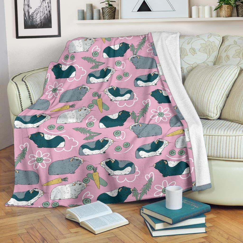 Guinea Pig Sherpa Fleece Blanket