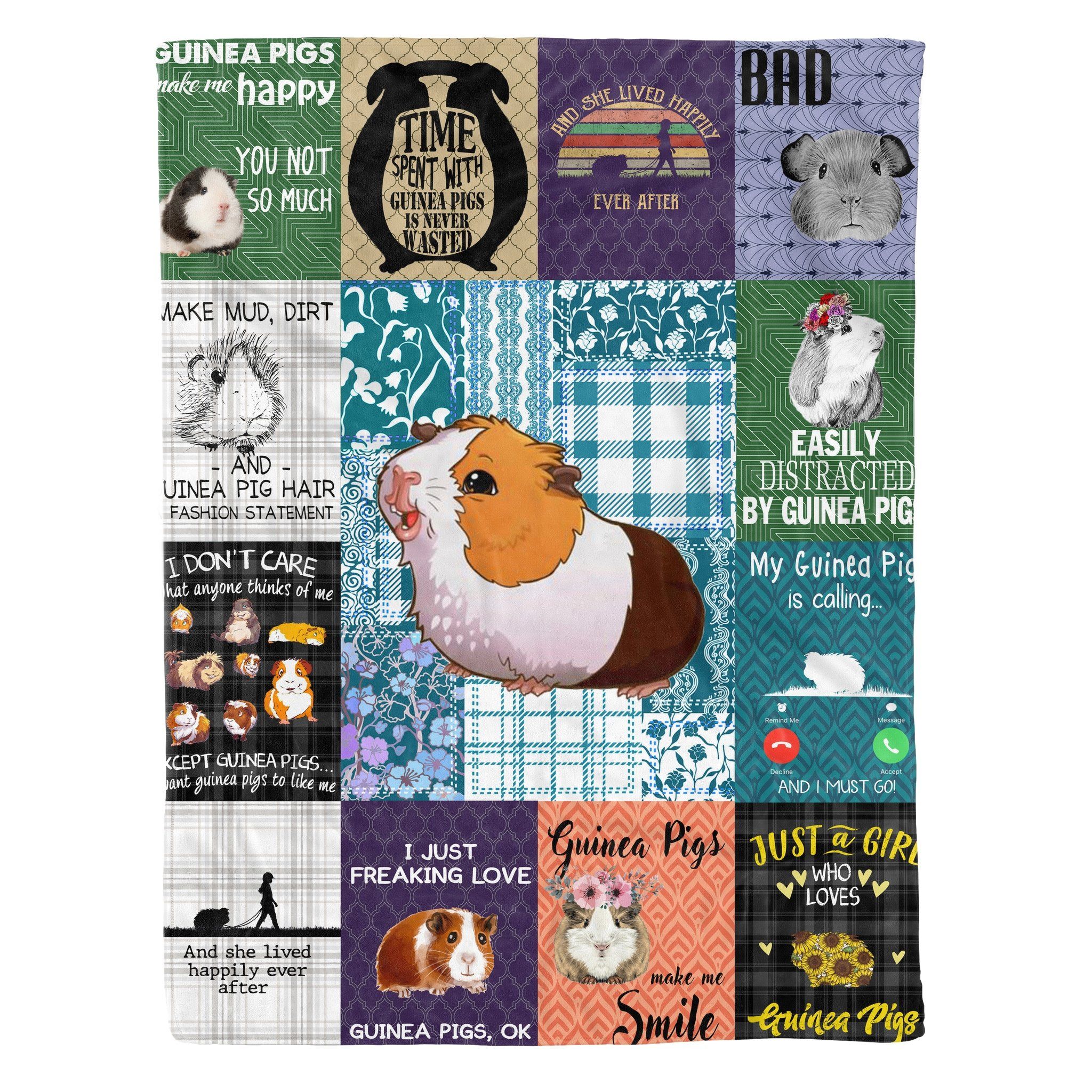 Guinea Pig Fleece Blanket