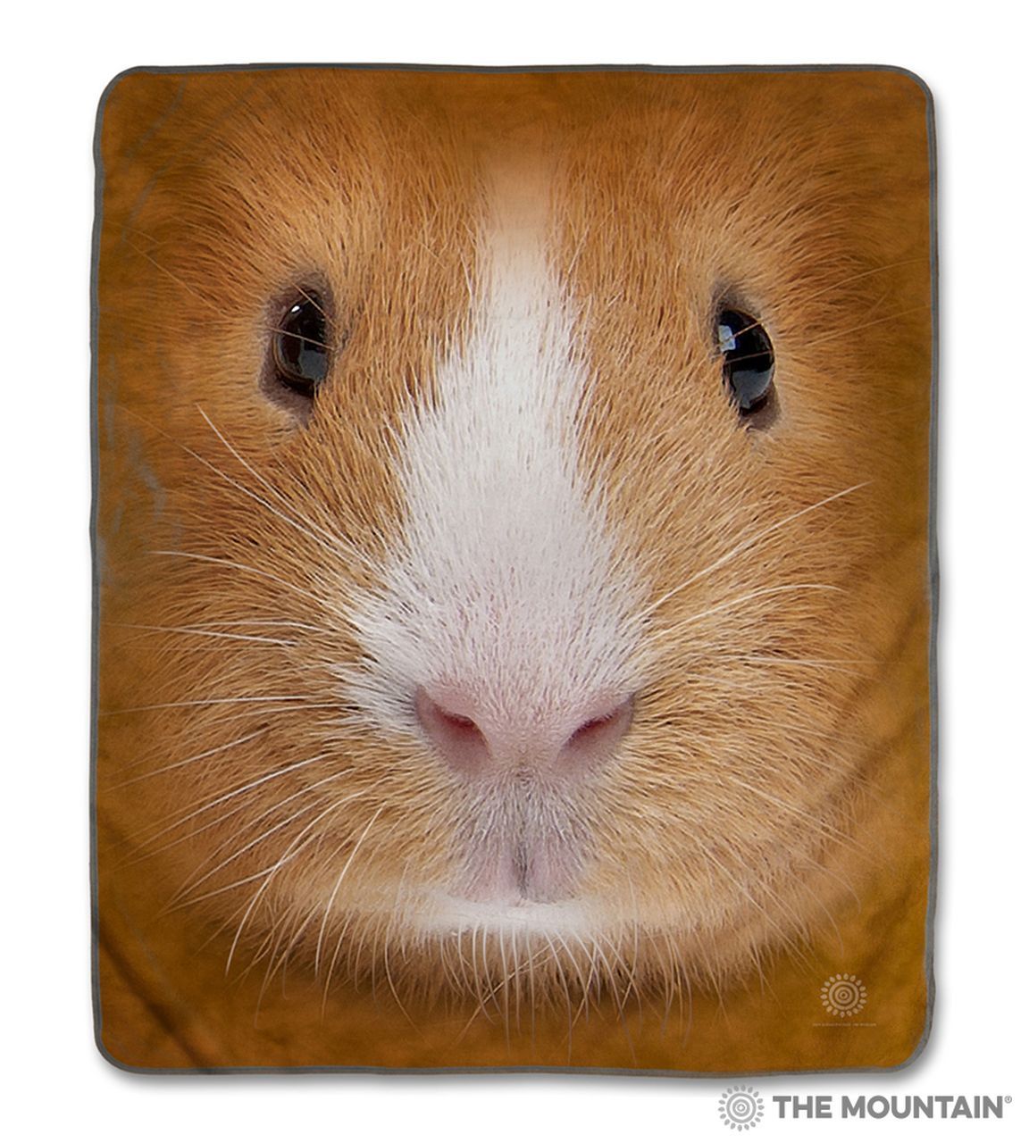 Guinea Pig Face Sherpa Fleece Blanket