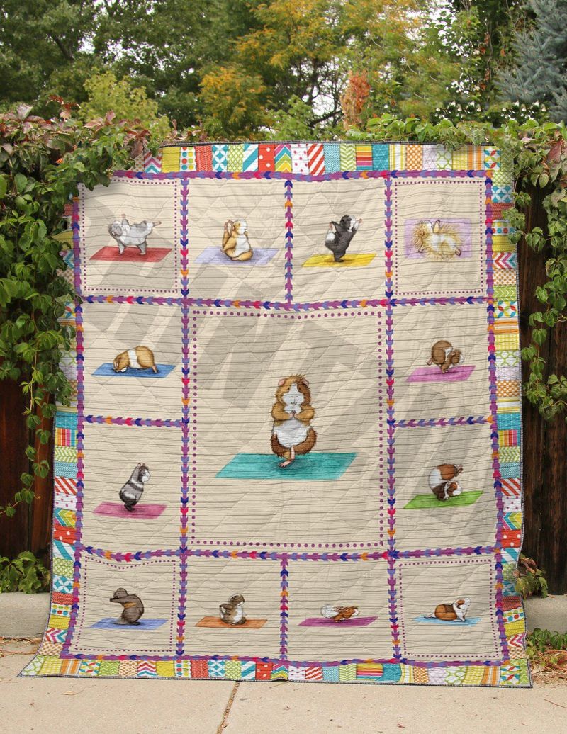 Guinea Pig Guinea Pig Love Yoga Quilt Blanket DHC31121672TD