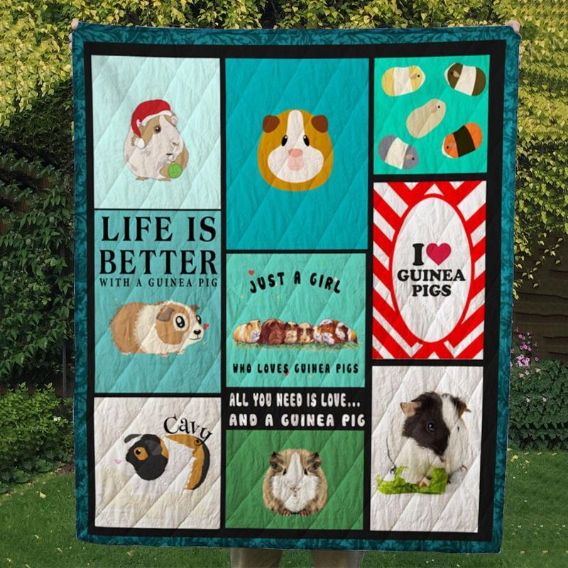Guinea Pig Life Is Better With A Guinea Pig Quilt Blanket DHC31121347TD
