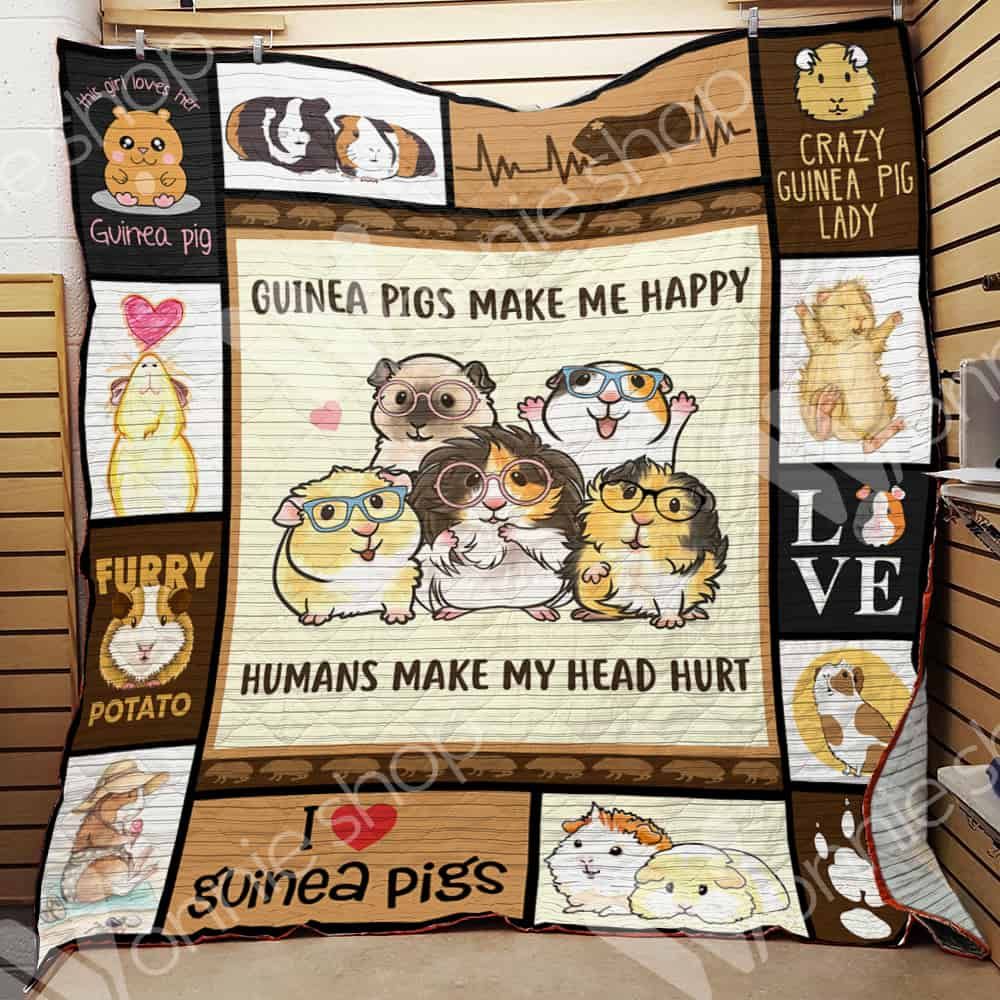 Guinea Pig Quilt Blanket DHC0102680TD