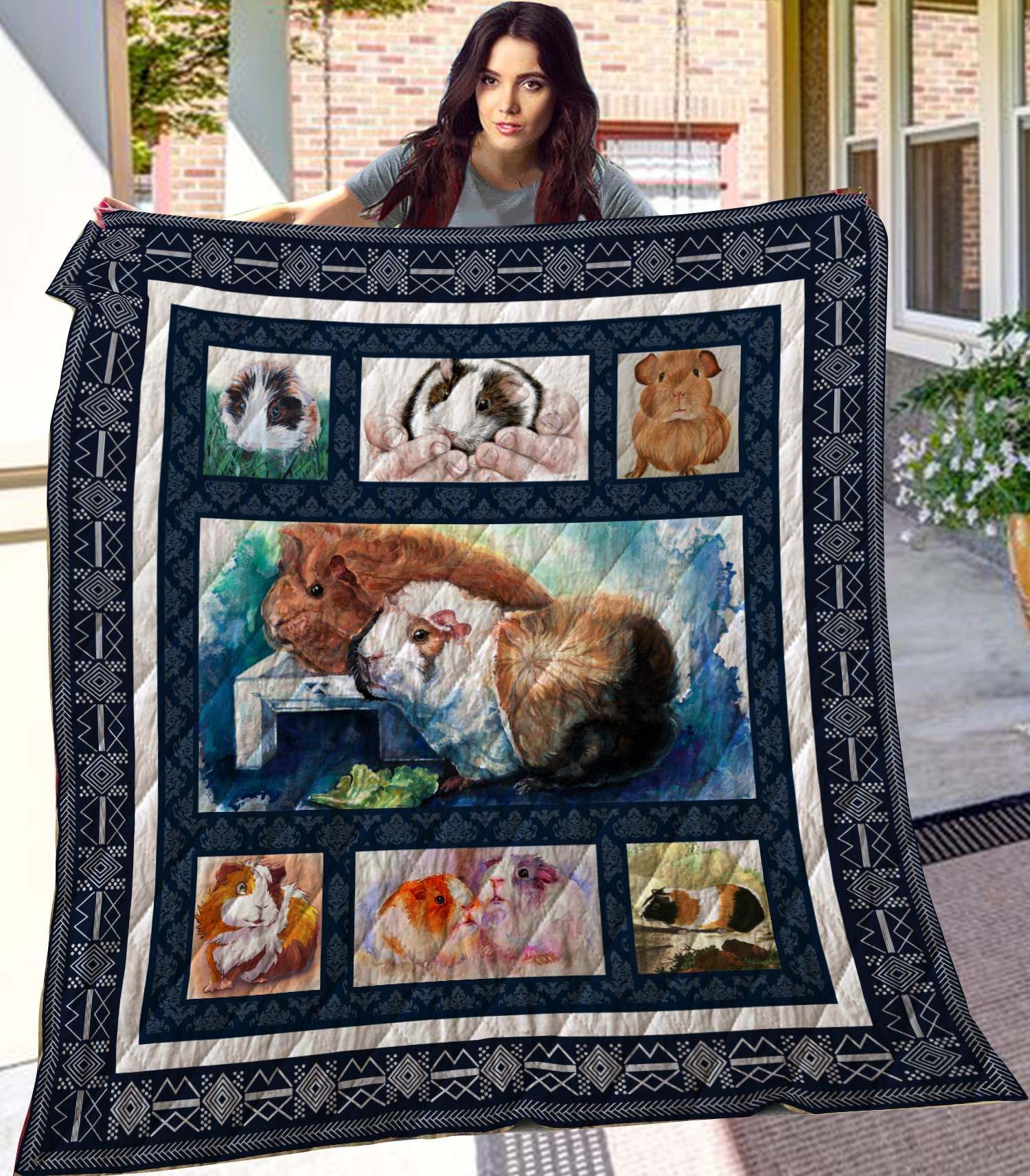 Guinea Pig Quilt Blanket DHC291176VT