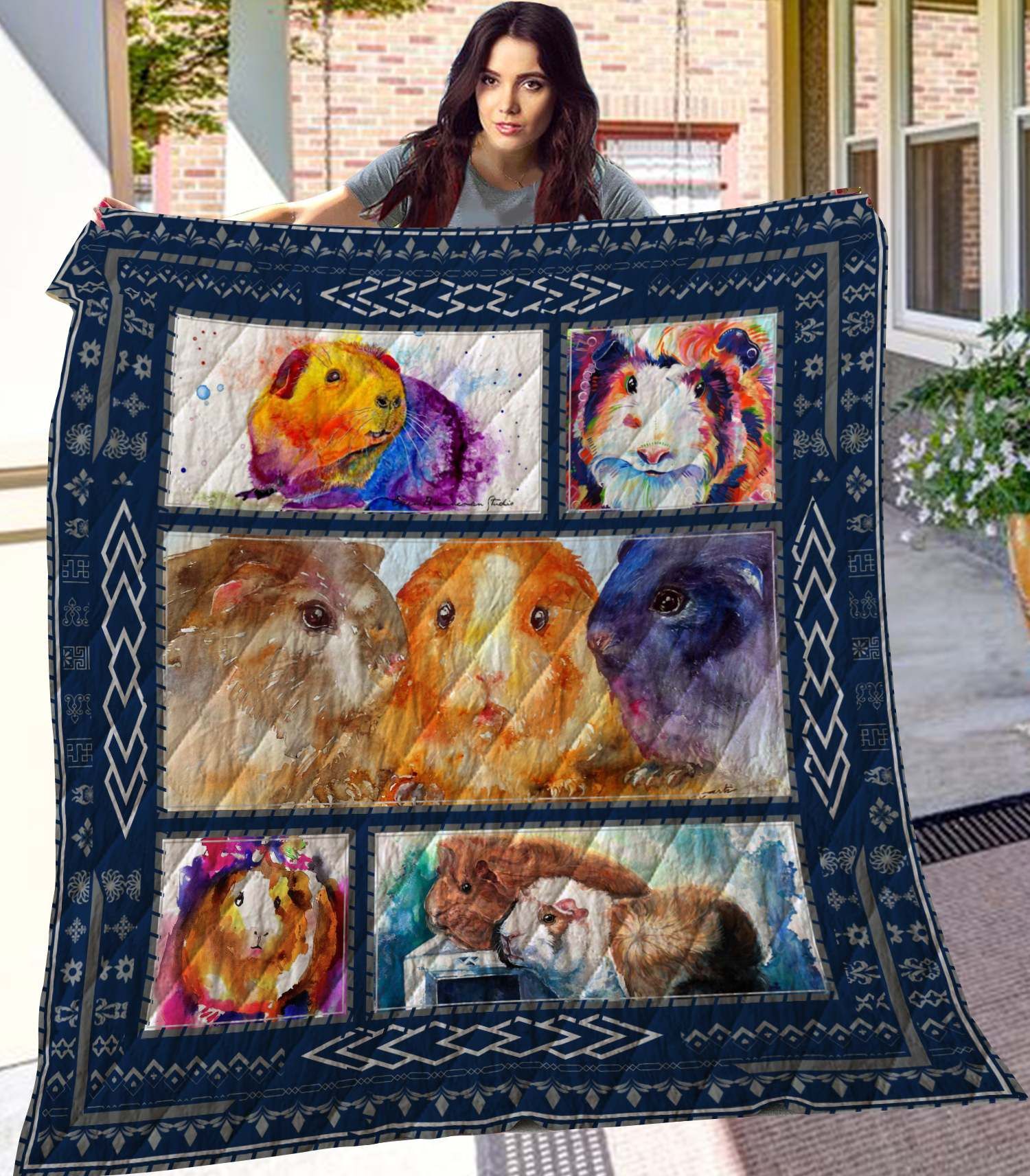 Guinea Pig Quilt Blanket DHC291178VT