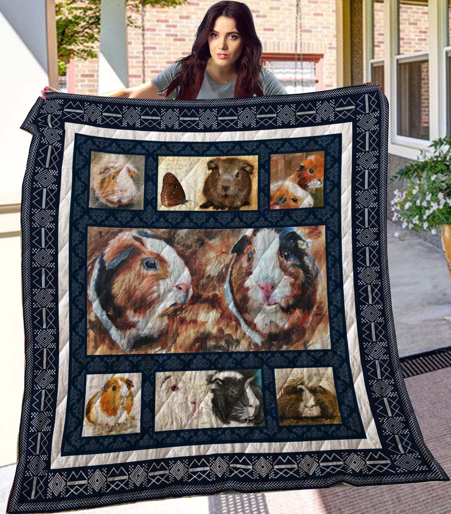 Guinea Pig Quilt Blanket DHC291179VT
