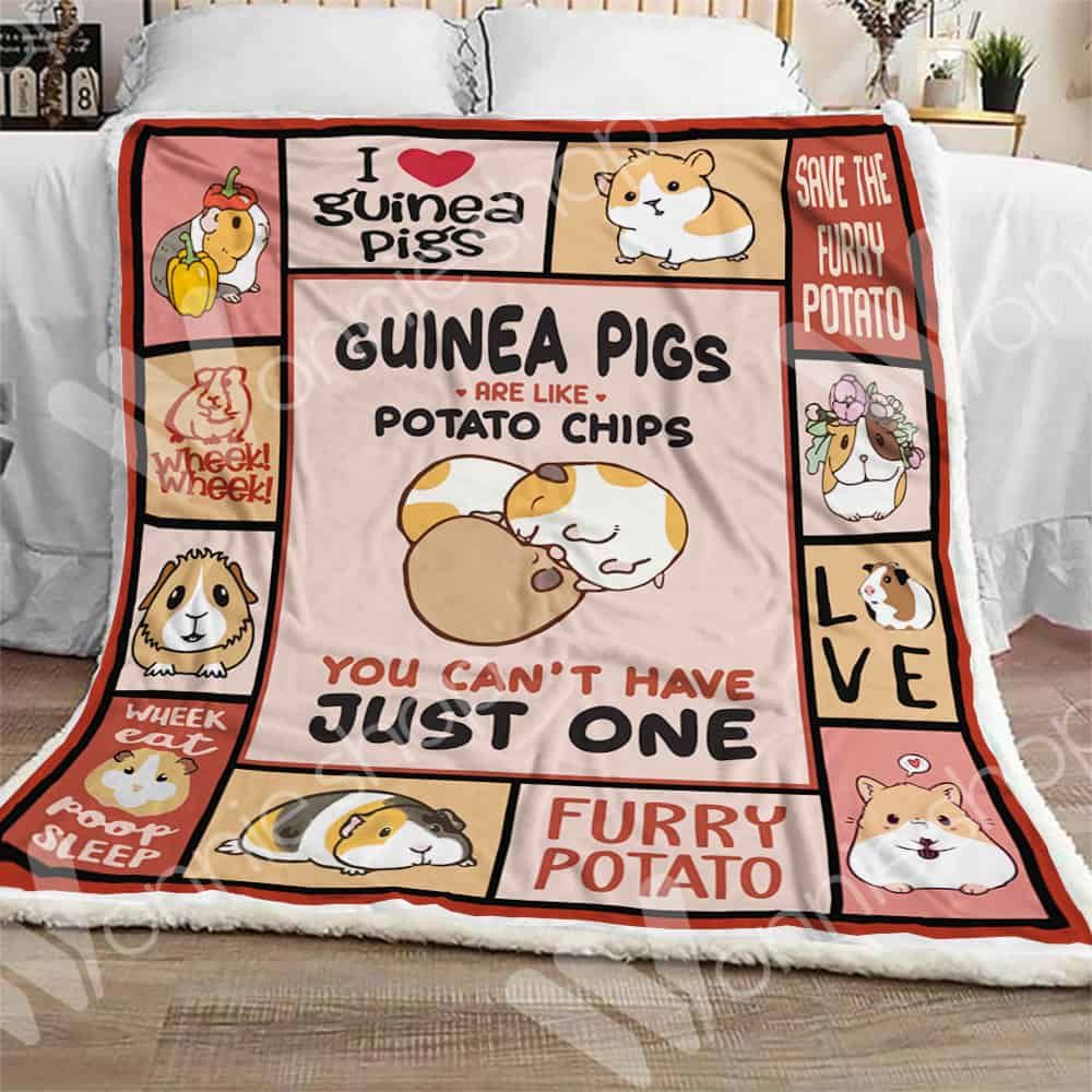 Guinea Pig Sherpa Quilt Blanket DHC0102511TD