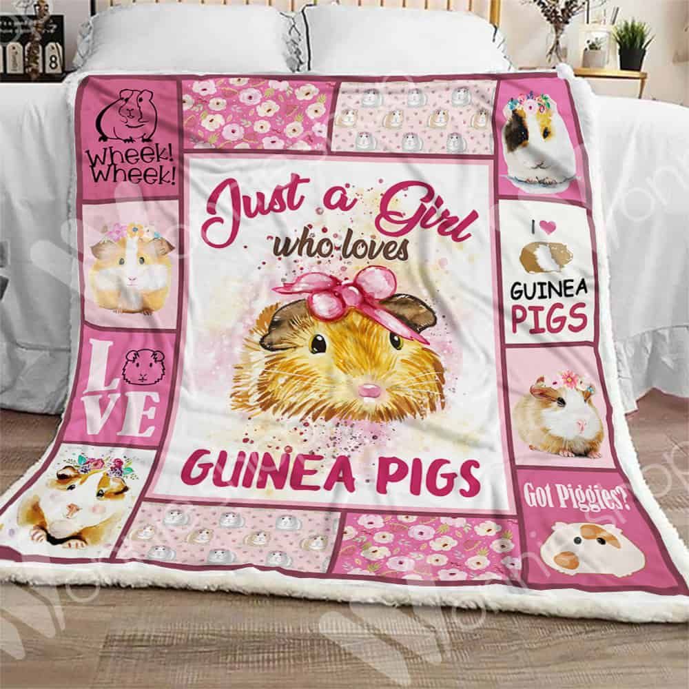 Guinea Pig Sherpa Quilt Blanket DHC0102512TD