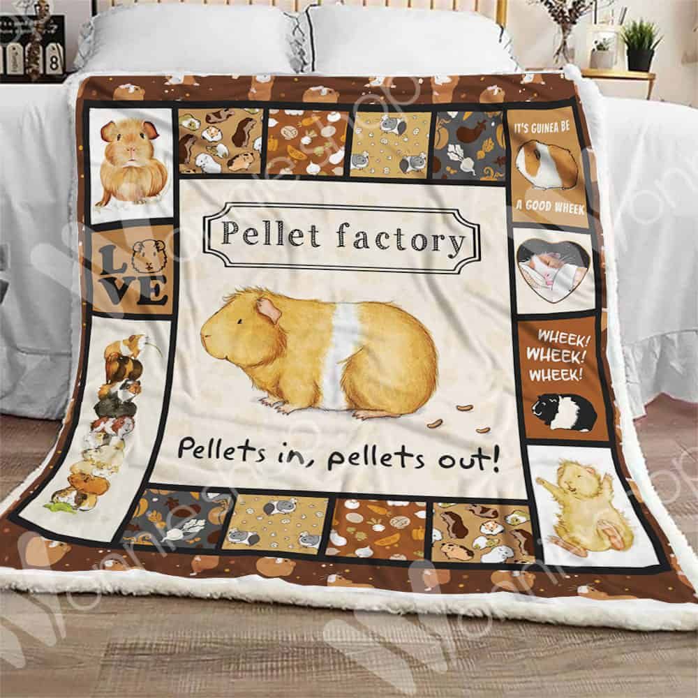 Guinea Pig Sherpa Quilt Blanket DHC0102523TD