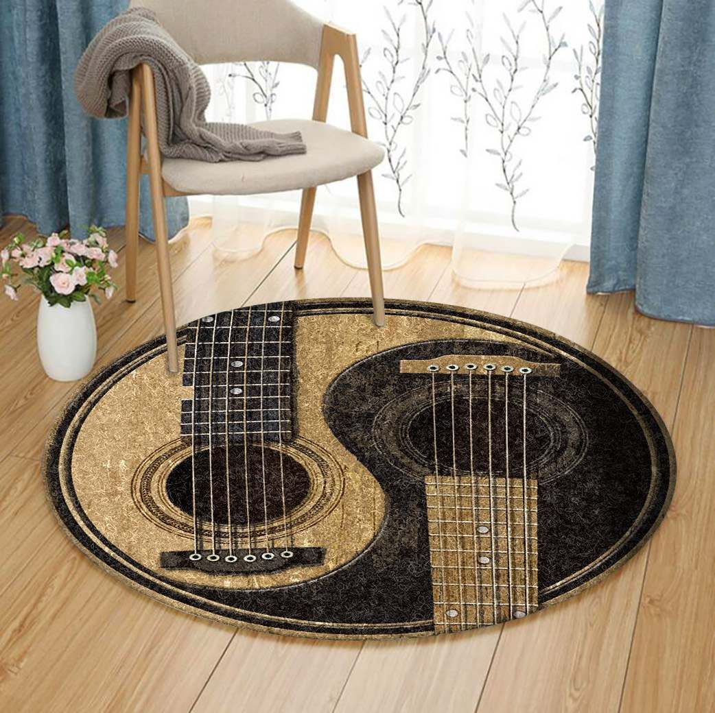 Guitar Round Carpet
