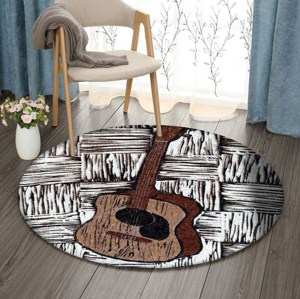 Guitar Round Carpet