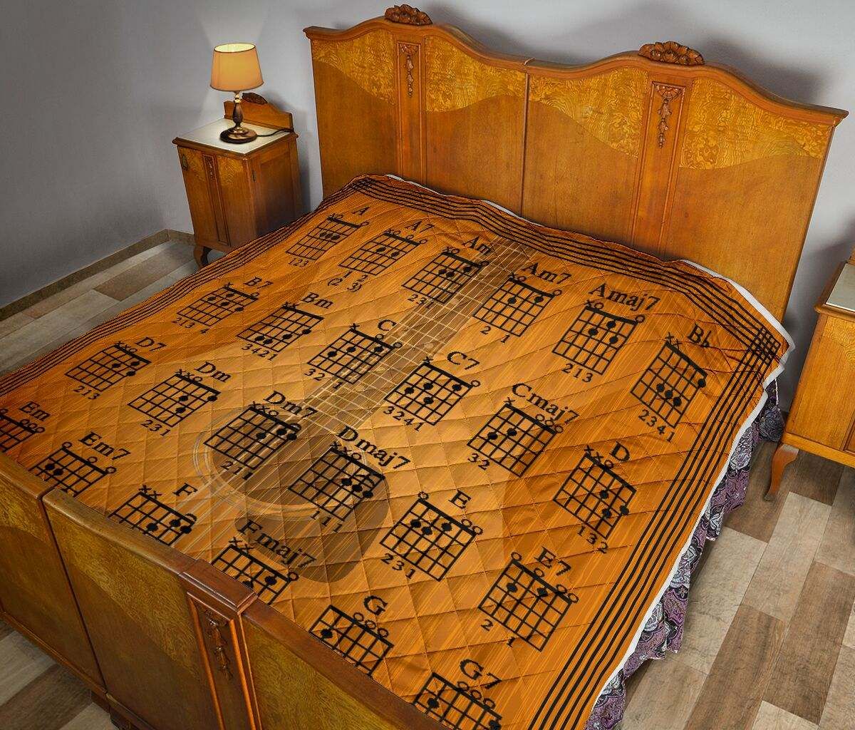 GUITAR CHORDS QUILT DHC281111561DD