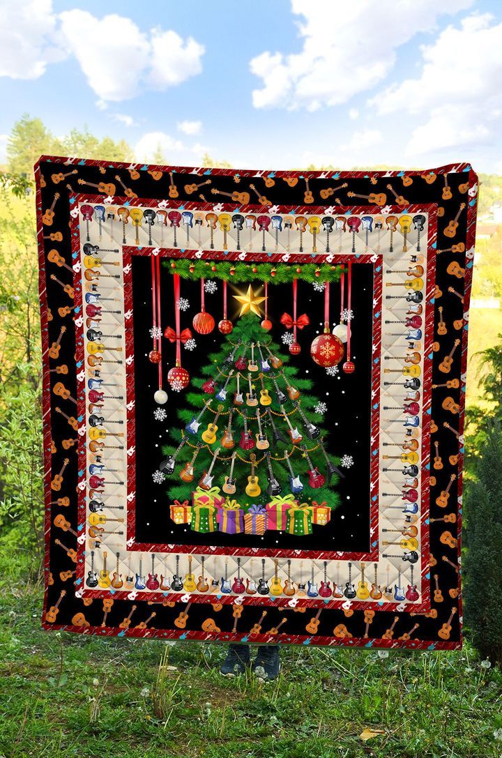 Guitar Christmas DTC2311743 Quilt Blanket