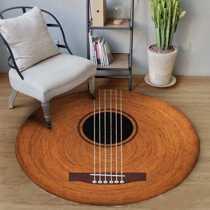 Guitar Circle Round Carpet