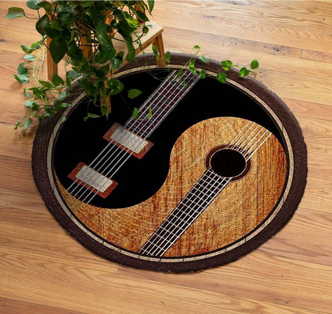 Guitar Round Carpet