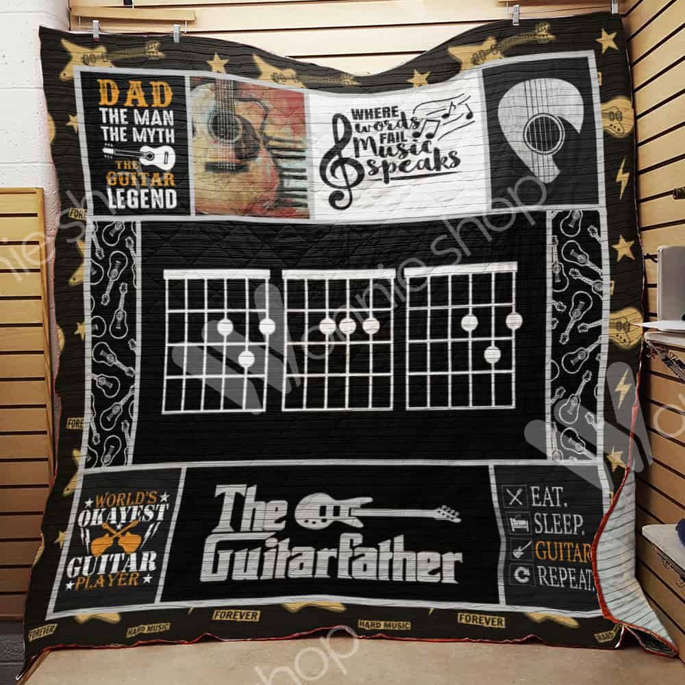 Guitar Dad Quilt Blanket DHC1102184TD