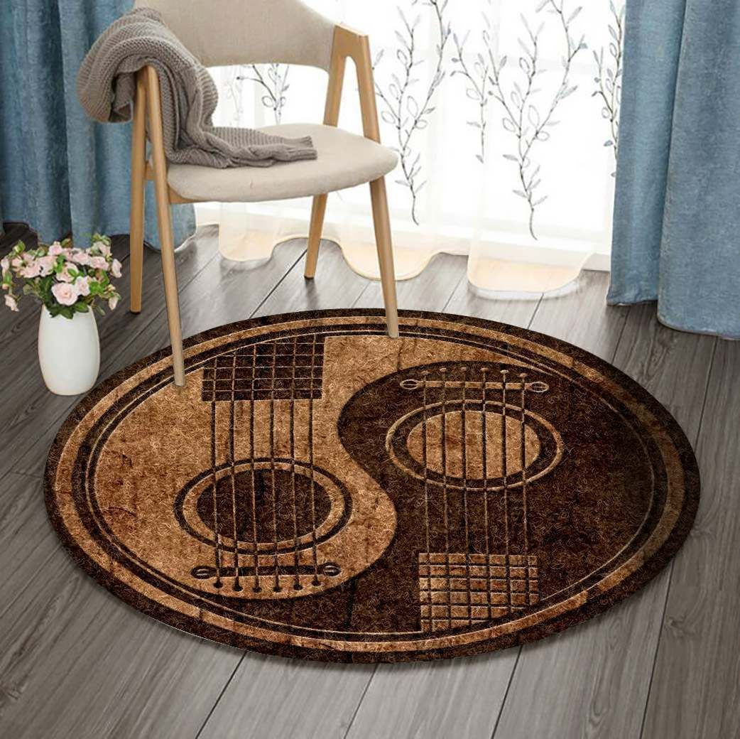 Guitar Round Carpet