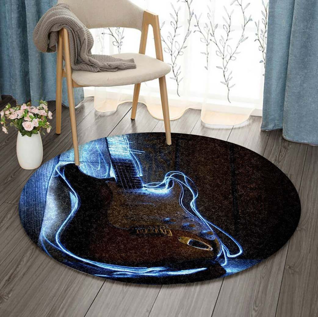 Guitar Round Carpet