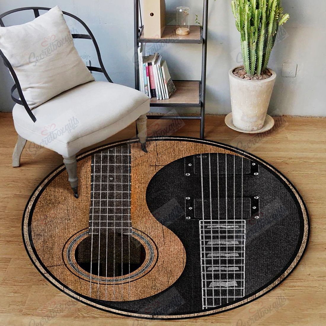 Guitar Round Carpet