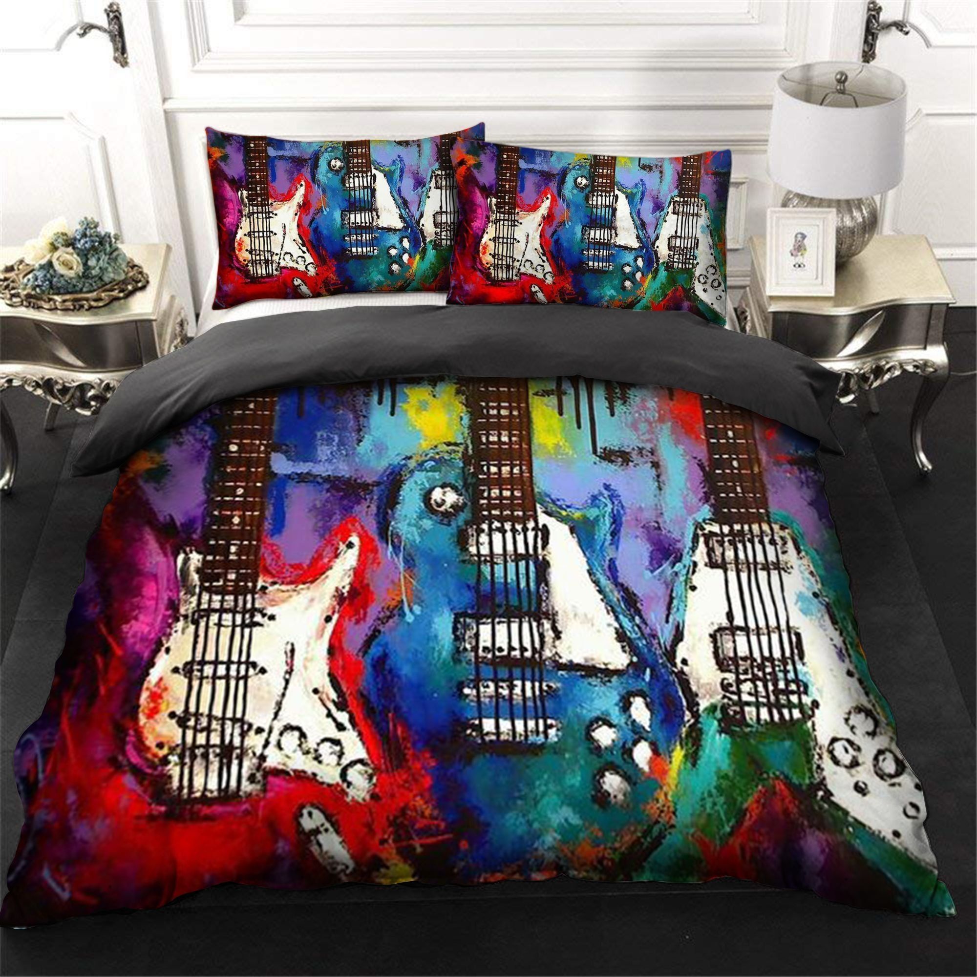 Guitar Electric Art Bedding Set
