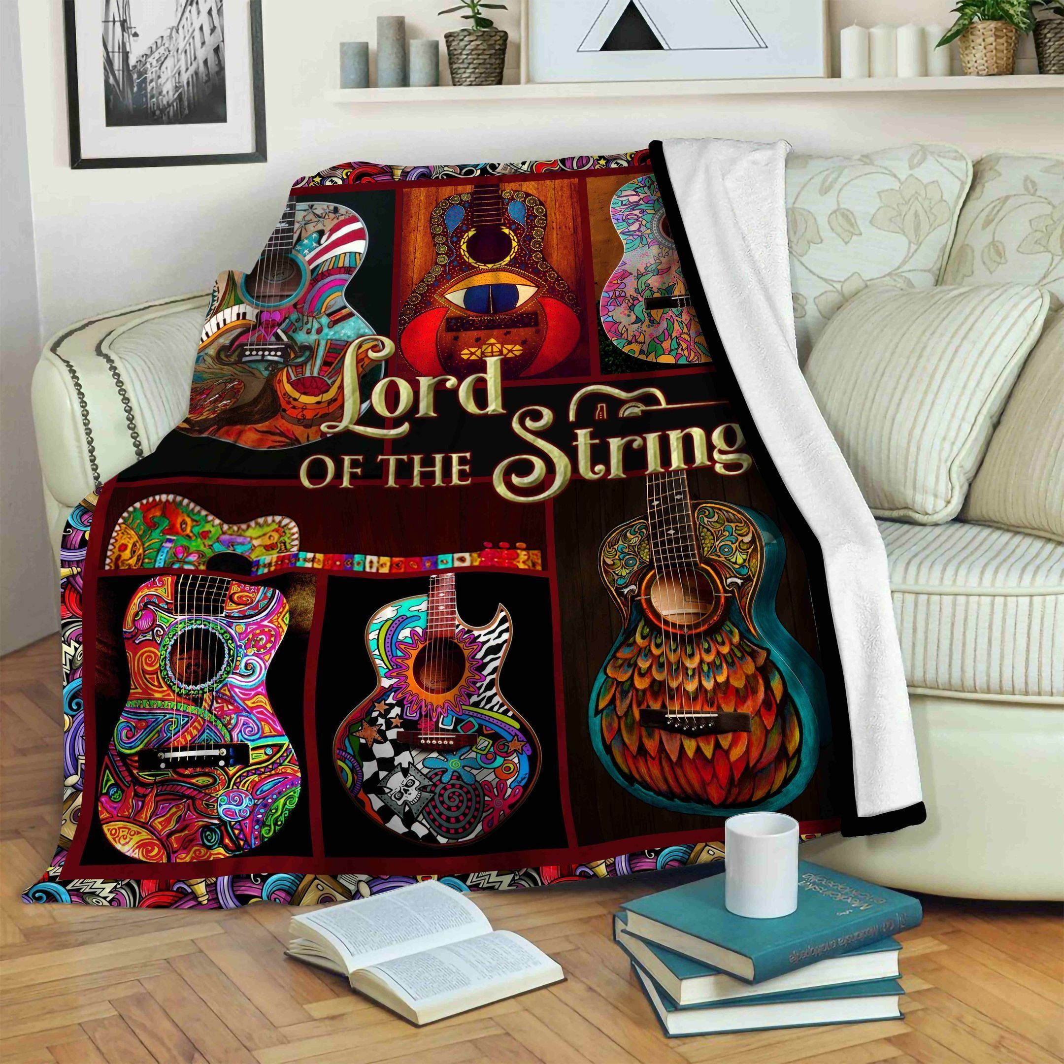 Guitar Fleece Blanket