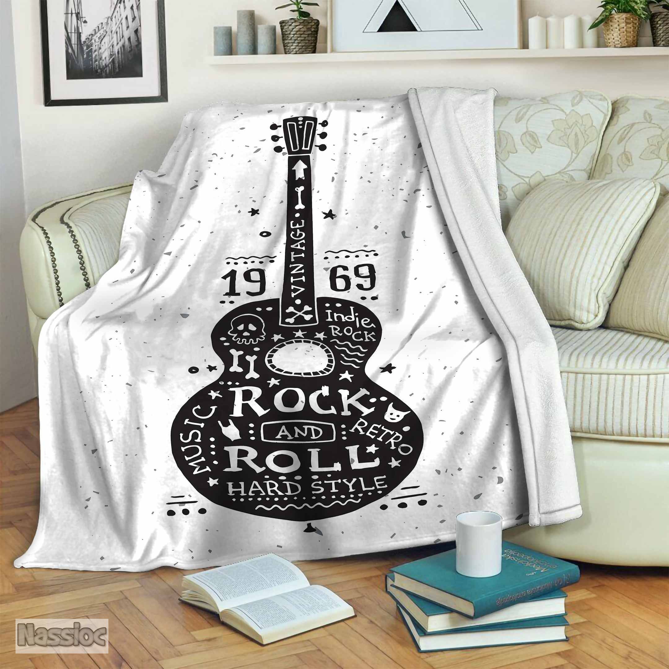 Guitar Fleece Blanket