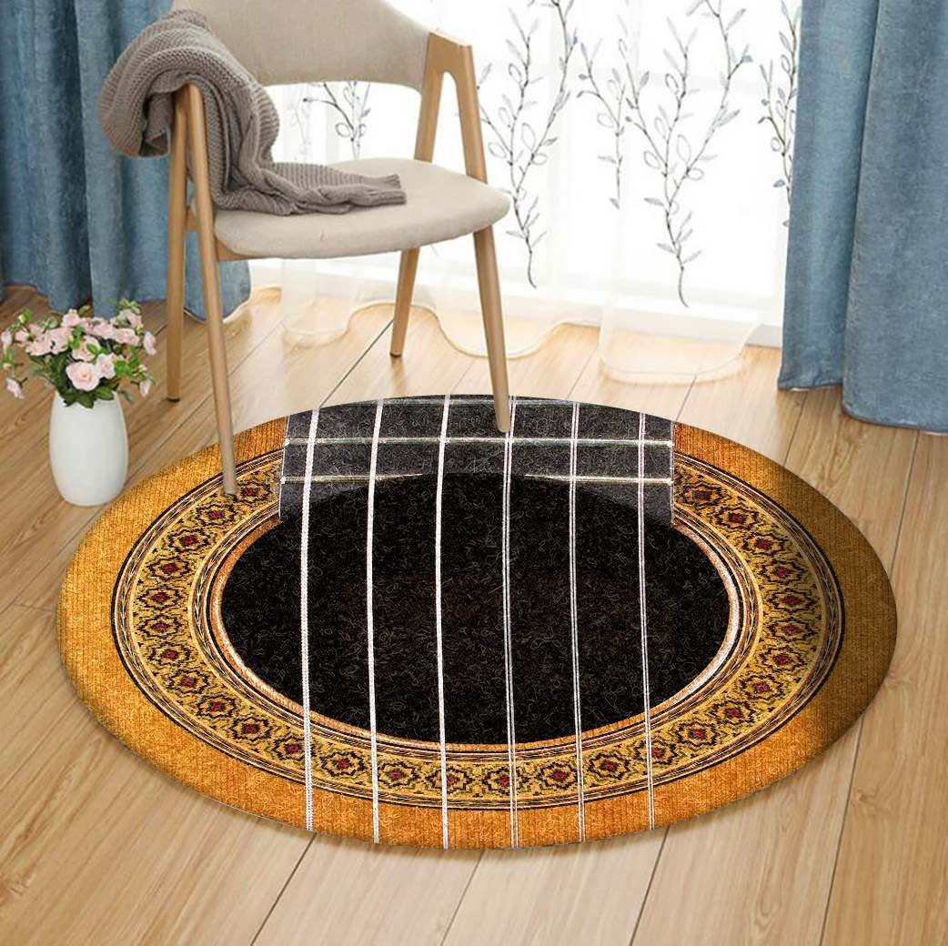 Guitar Round Carpet