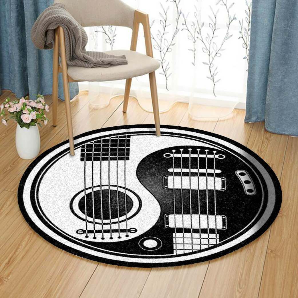 Guitar Round Carpet