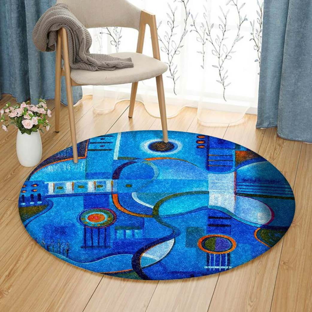 Guitar Round Carpet