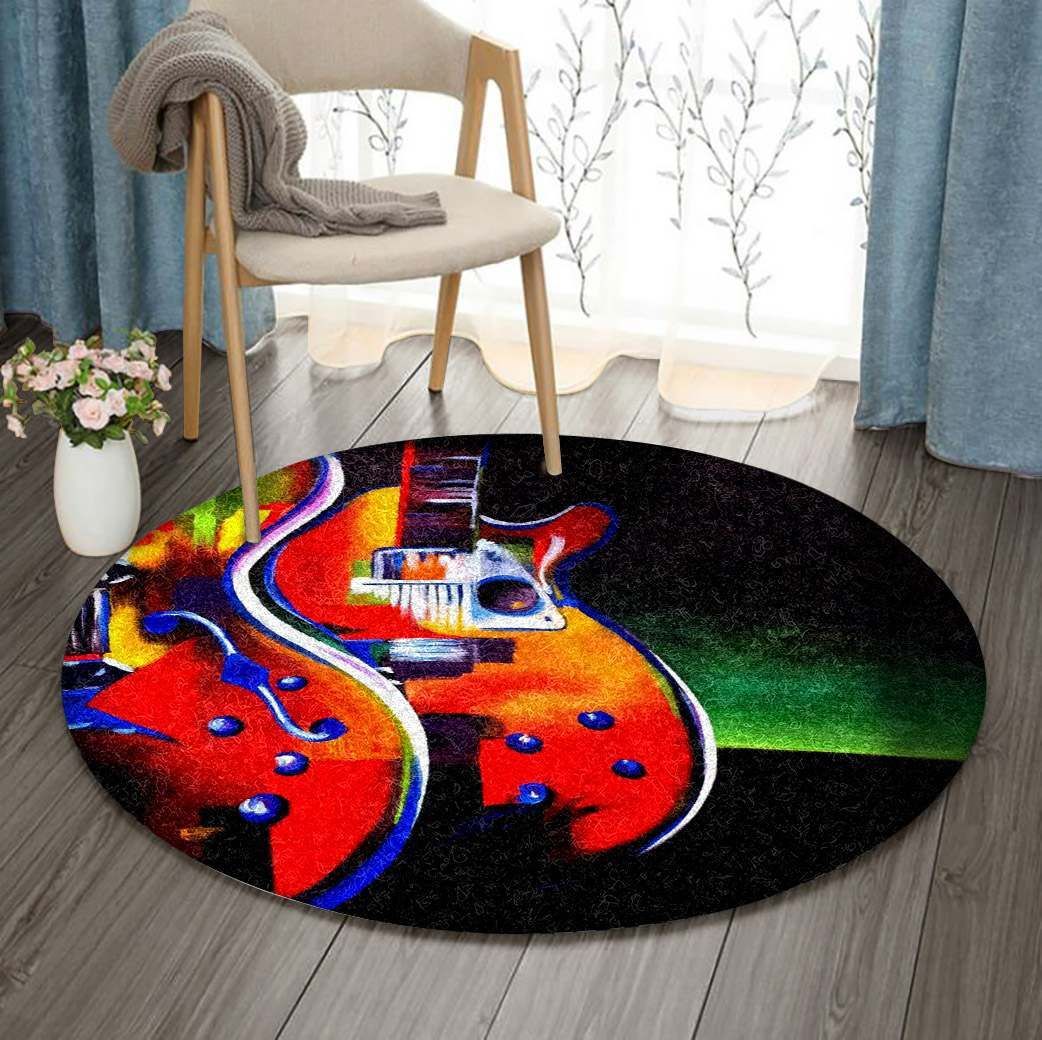 Guitar Round Carpet