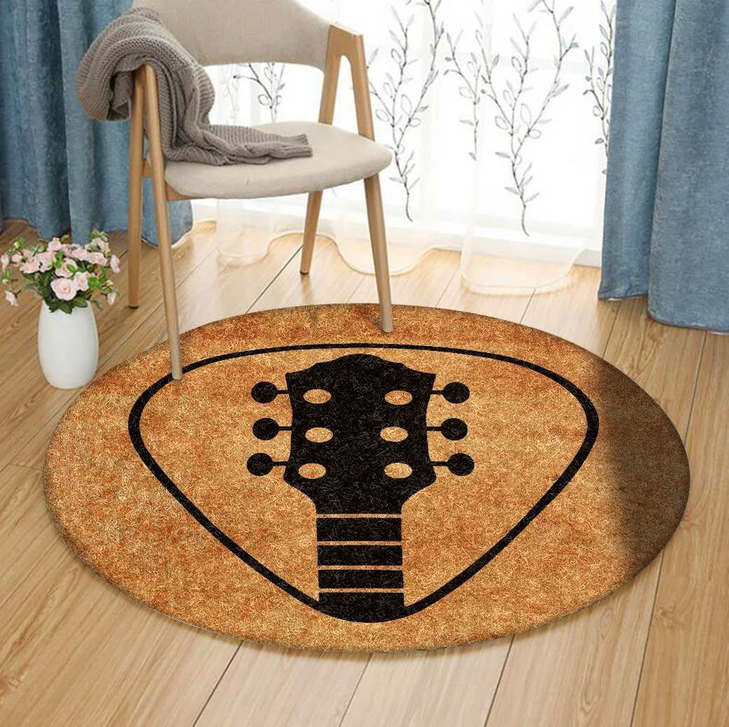 Guitar Round Carpet