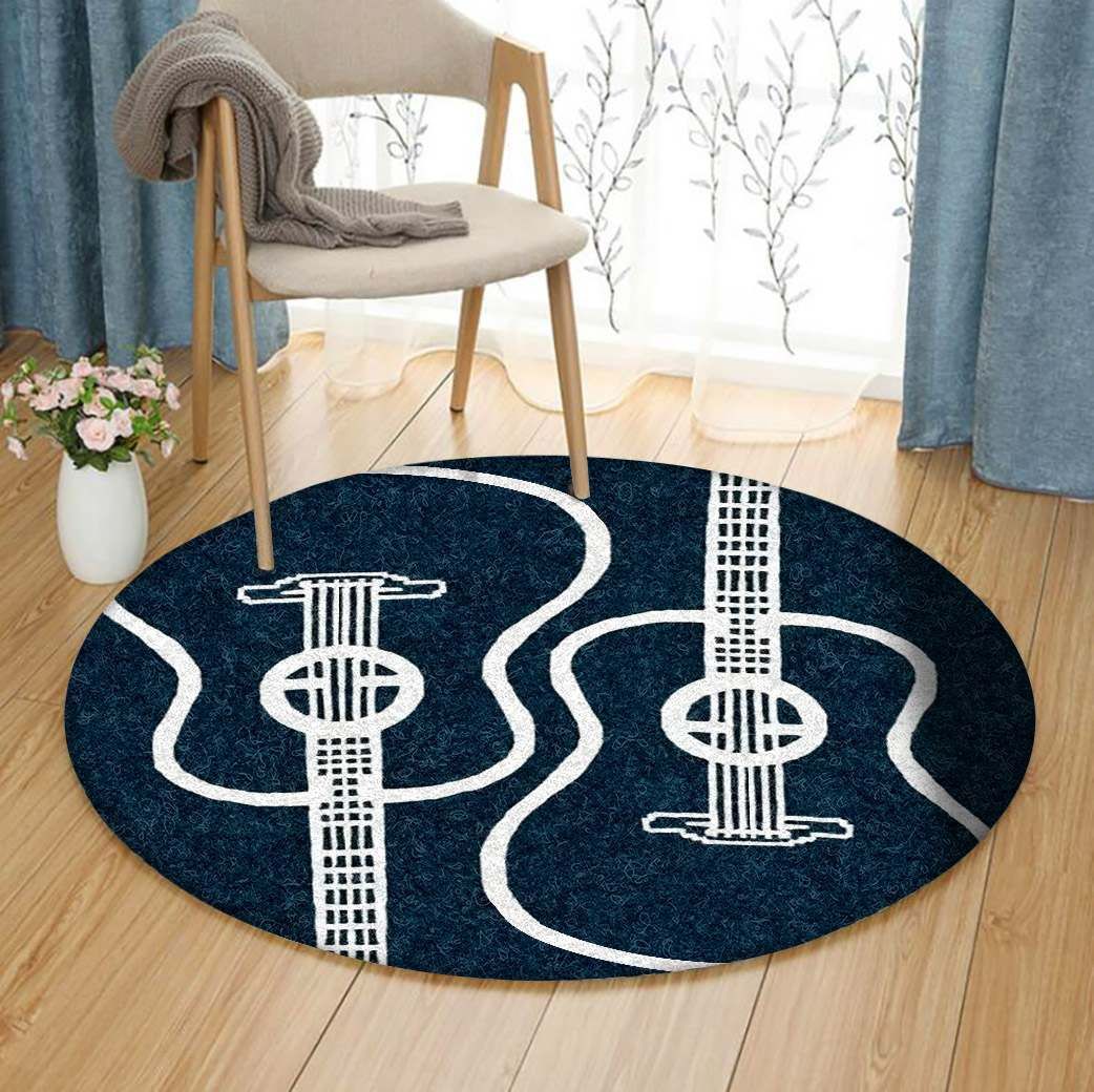 Guitar Round Carpet
