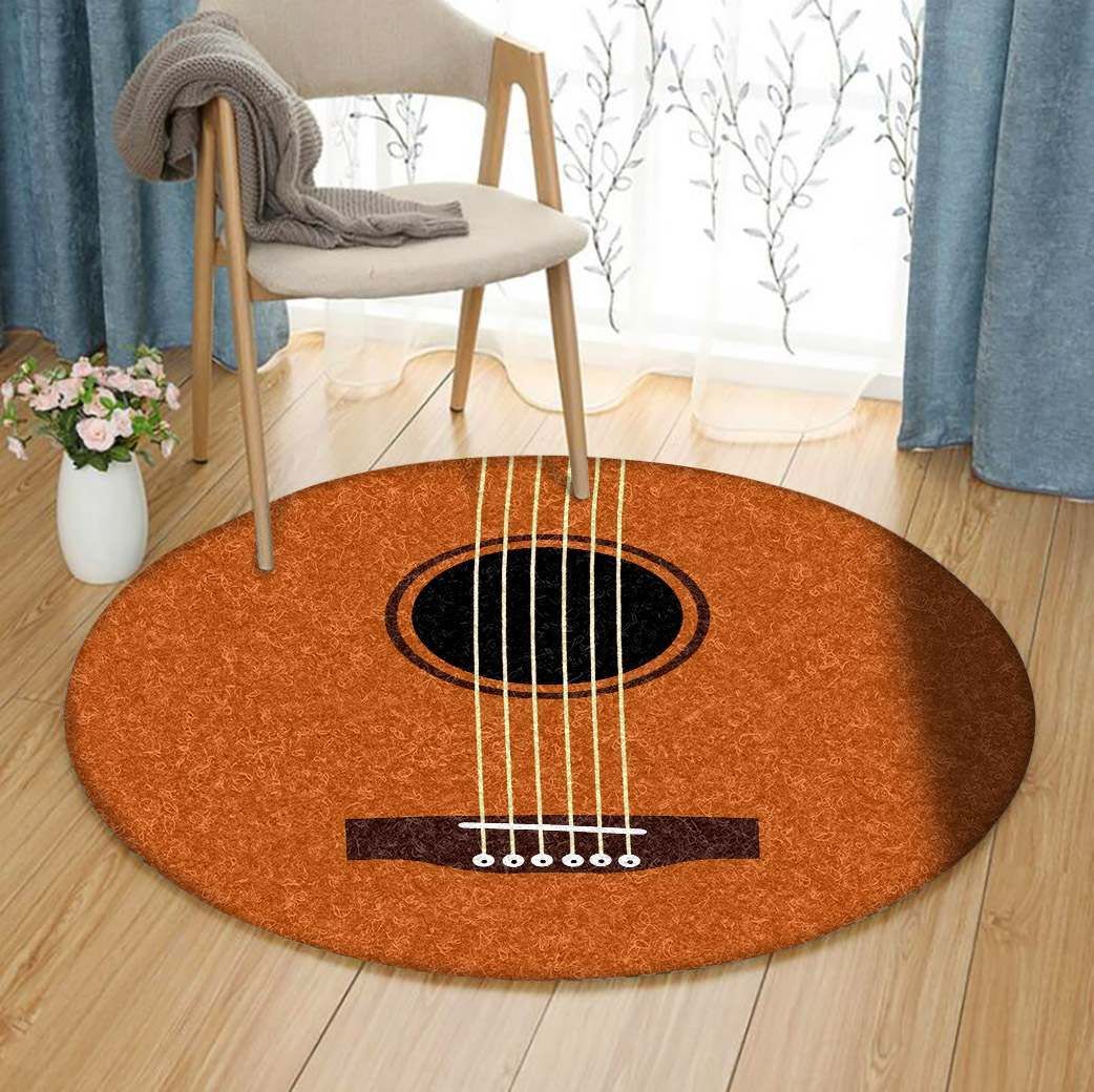 Guitar Round Carpet