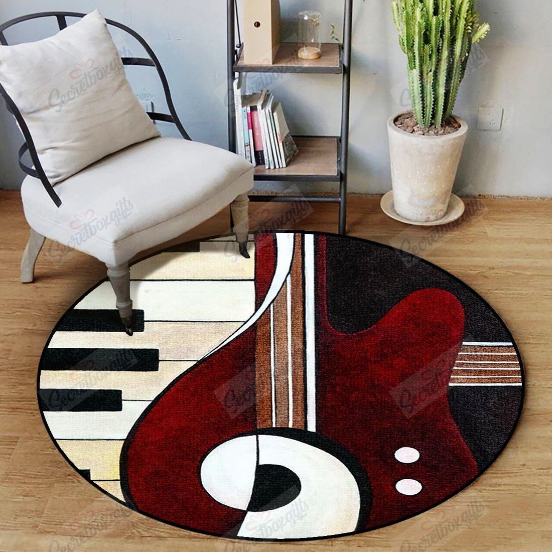 Guitar Round Carpet
