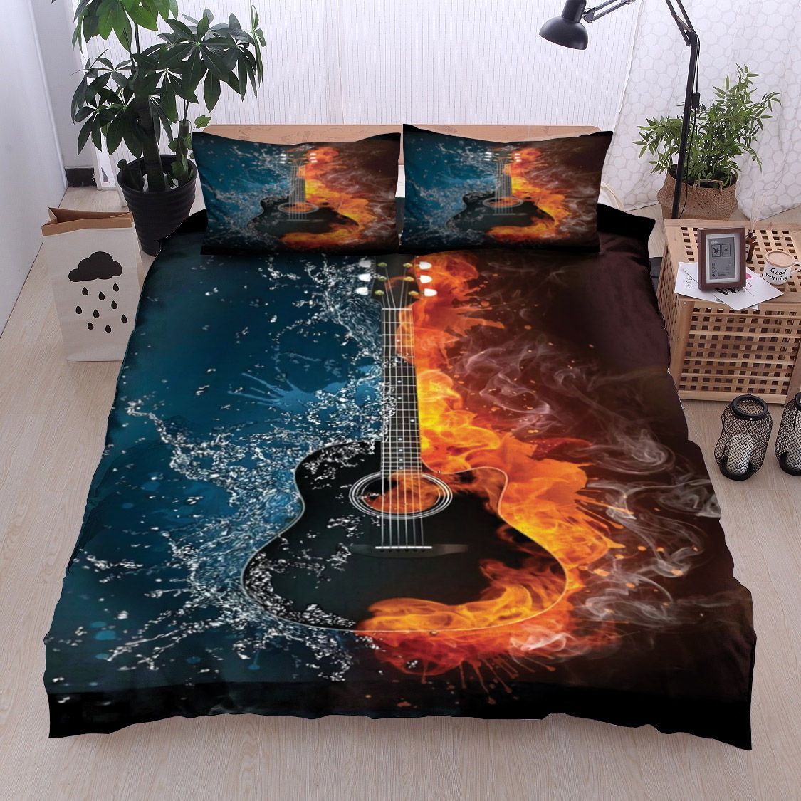 Guitar Music Bedding Set